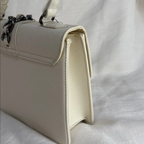 Badgley Mischka Studded Off White Bag - Picture 6 of 11